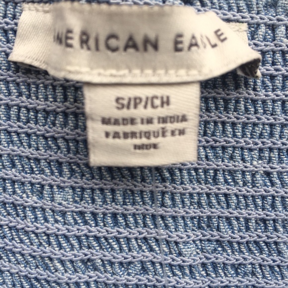 AMERICAN EAGLE | Brand New Denim blouse Size S (w/tag) - Picture 2 of 4